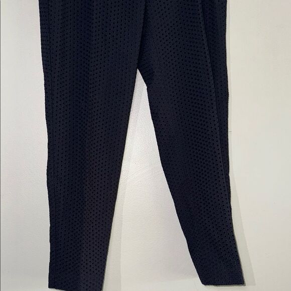 Ann Taylor LOFT Navy Blue Cropped Ankle Pants Sleek Style 10 - Picture 4 of 13